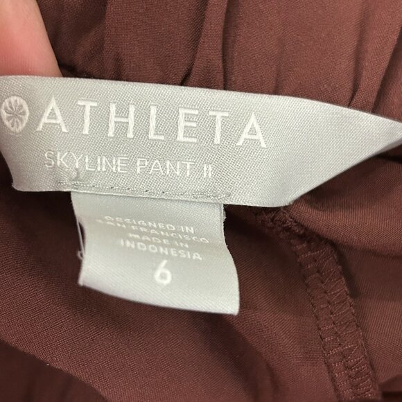 Athleta Pants Womens 6 Skyline II Belted Stretch Performance Chino Athleisure - Picture 9 of 16